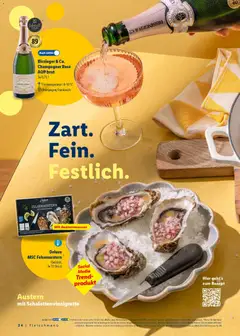 Náhled letáku Lidl Německo leták - Ostern gemeinsam genießen od 09.03.2026 | Strana: 24 | Produkty: Deluxe, Rošt, Champagne