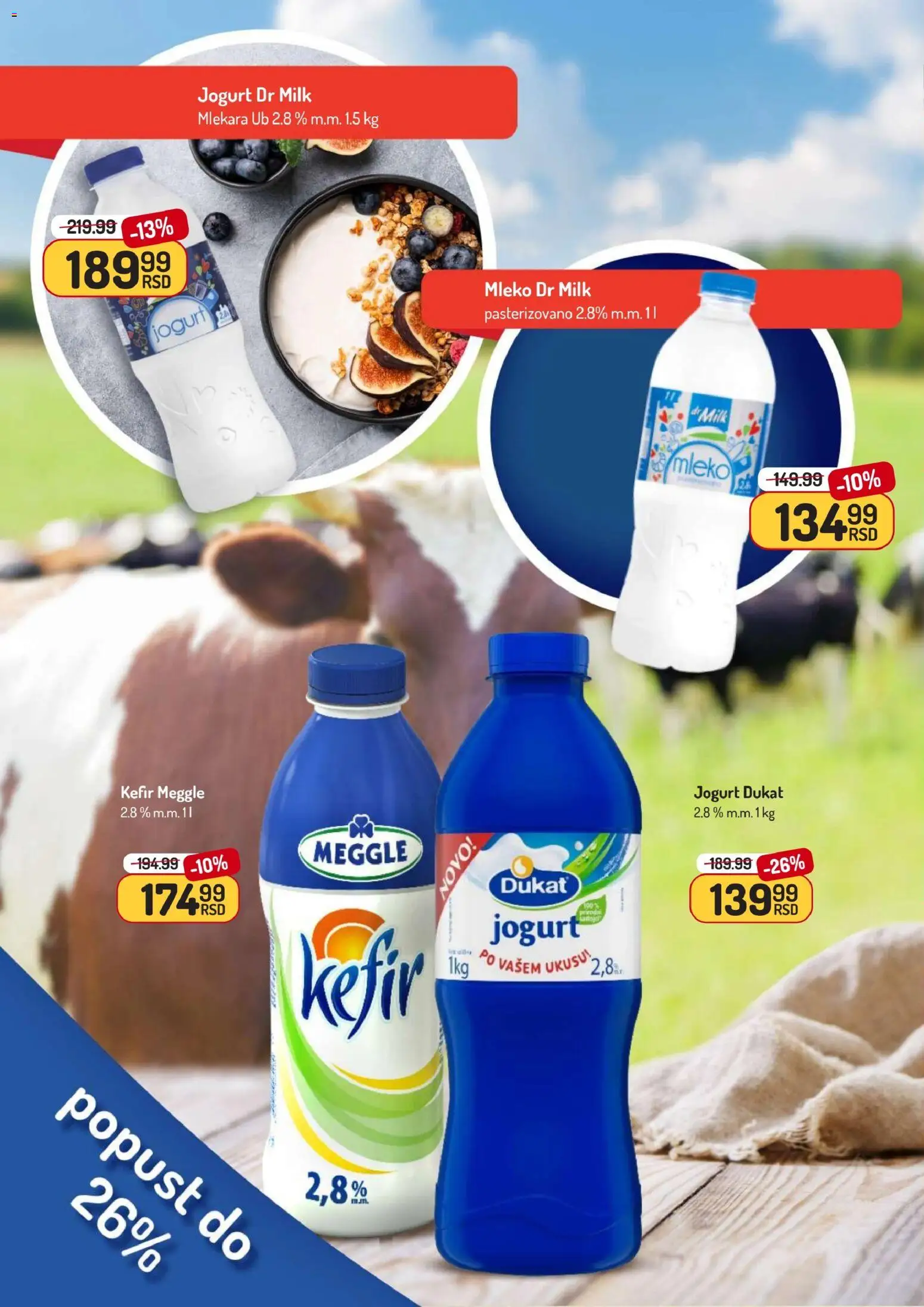 Aman katalog - važi od 10.11.2025 | Strana: 14 | Proizvode: Mleko, Jogurt