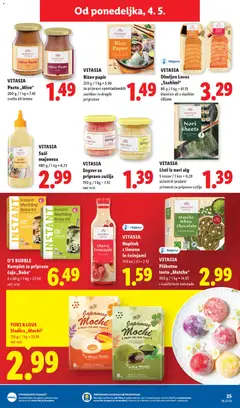 Lidl katalog akcije – veljaven od 29.04.2026 | Stran: 45 | Izdelki: Βαλσάμικο ξύδι, Losos, Kos, Majoneza
