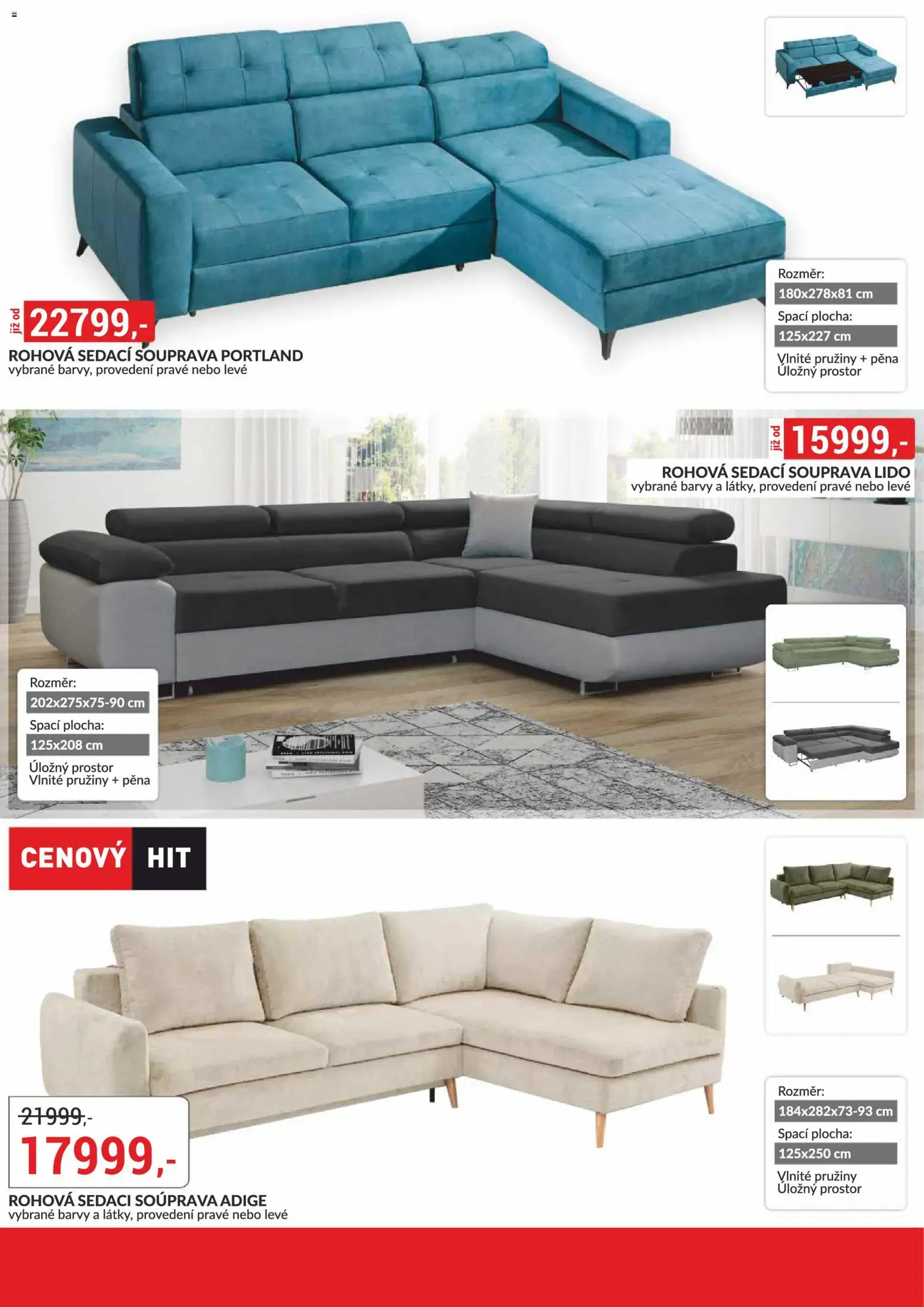 BAUMAX leták - Bydlení na míru podle vašeho stylu od 01.02.2026 | Strana: 23 | Produkty: Sedací souprava, Barvy