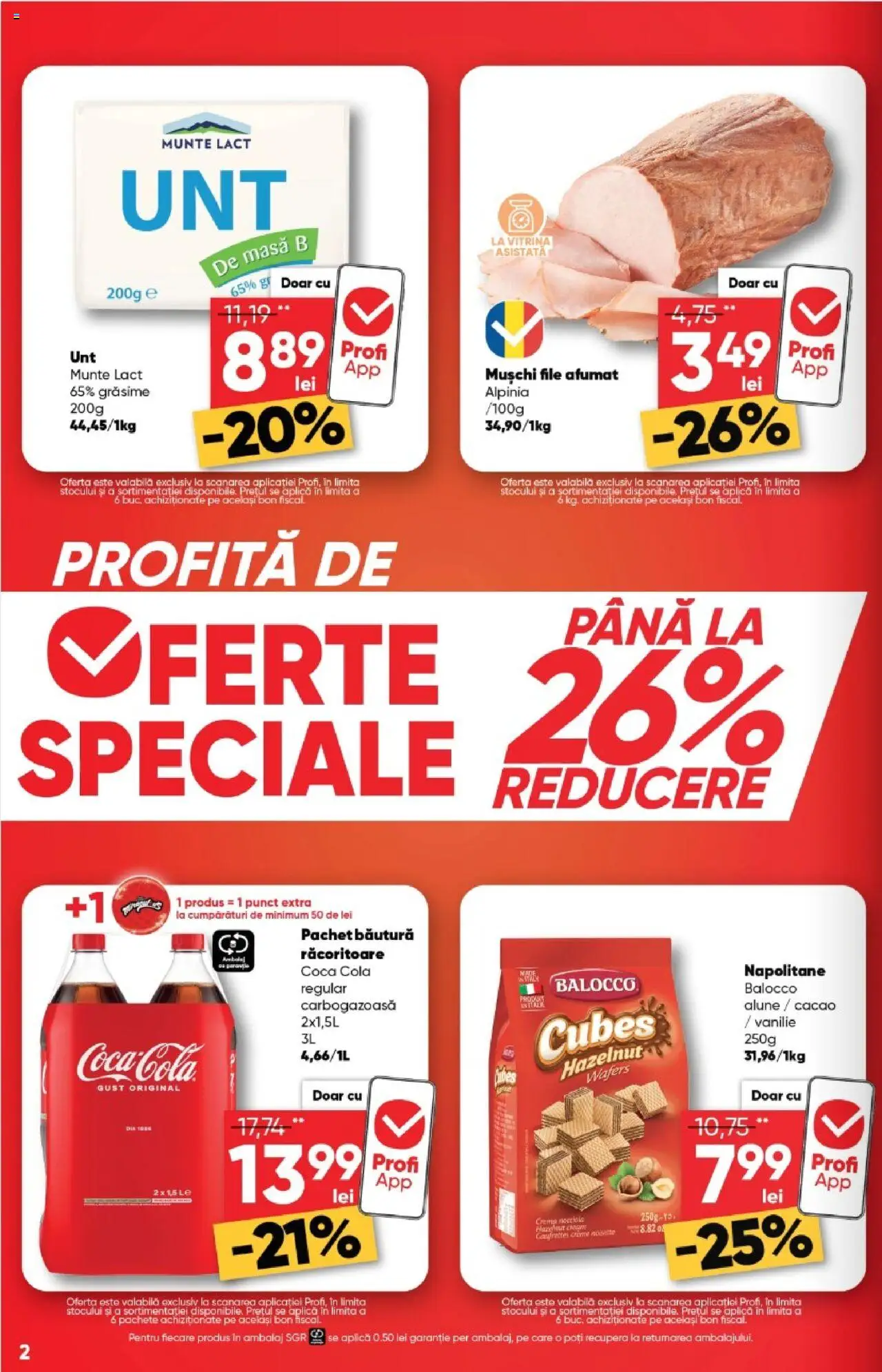 Noul catalog Profi – valabil de la 01.10.2025 | Pagină: 2 | Produse: Amerikan servis, Alune, Cremă, Cacao