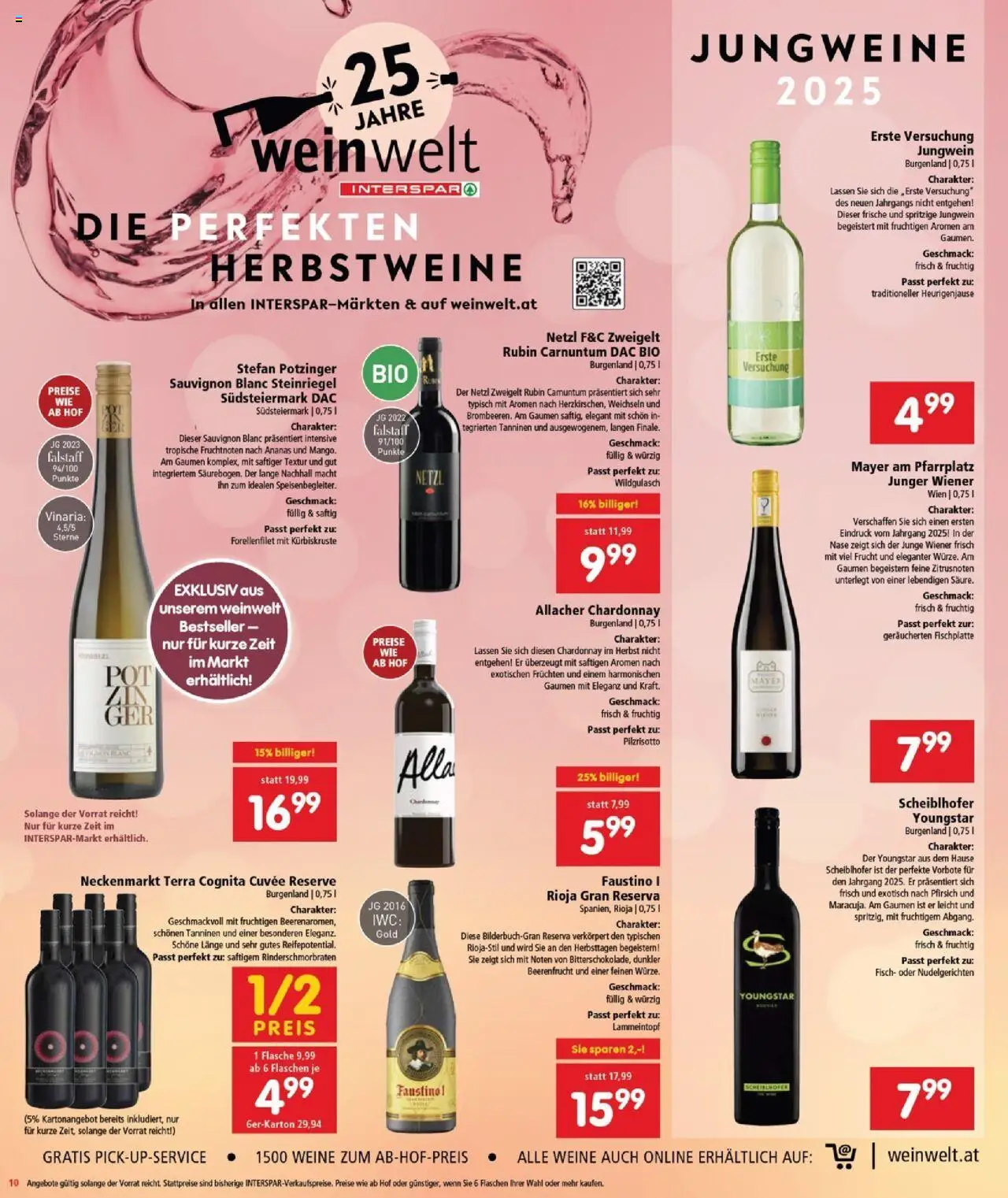 Interspar Flugblatt - Burgenland Nord gültig ab 16.10.2025 | Seite: 11 | Produkte: Pfirsich, Fisch, Ananas