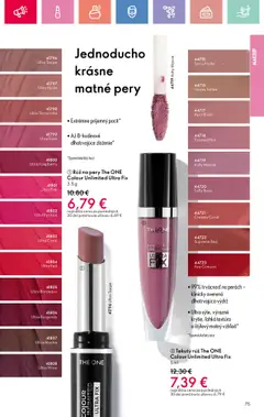 Katalóg Oriflame 11 2025 │ platný od 27.07.2025 | Strana: 75 | Produkty: Rúž na pery