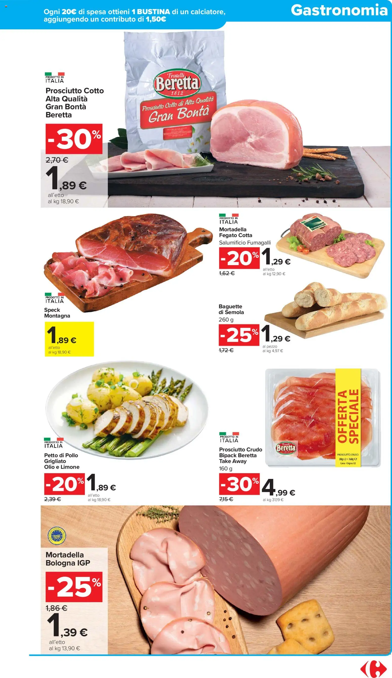 Volantino Carrefour del 17.11.2025 | Pagina: 9 | Prodotti: Speck, Pollo, Limone, Prosciutto