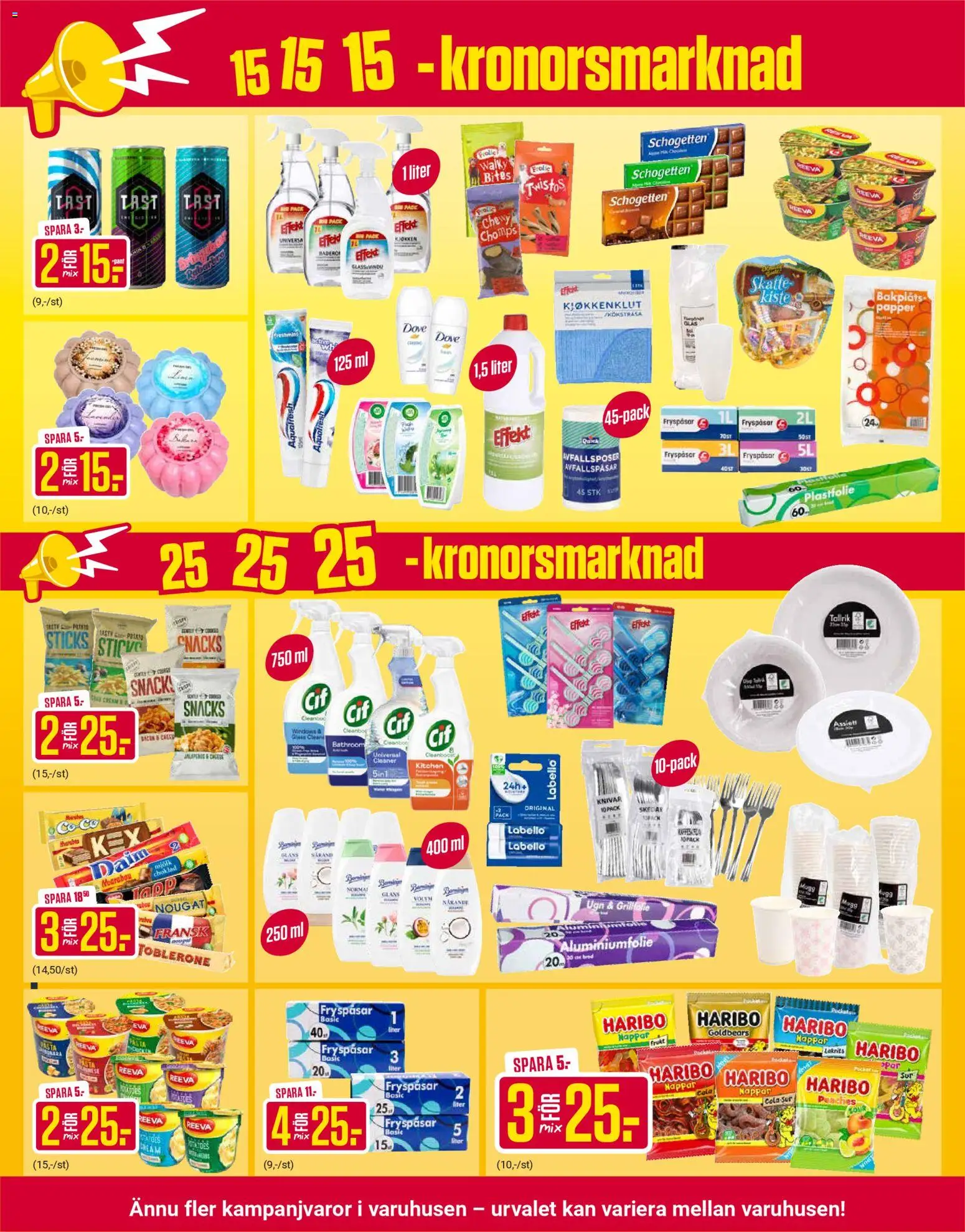 ÖoB reklamblad aktuell från 05.01.2026 | Sida: 3 | Produkter: Avfallspåsar, Choklad, Papper, Pasta