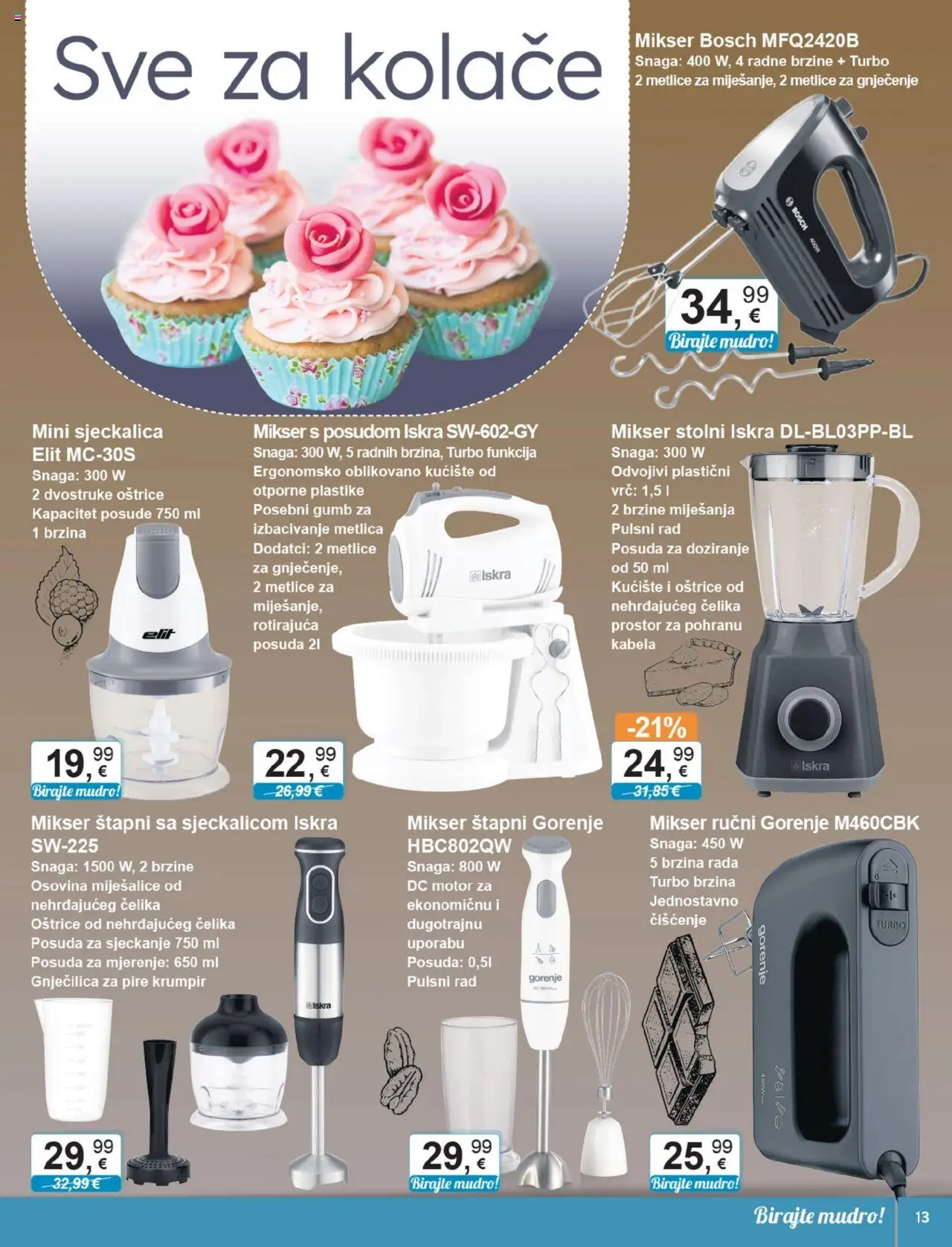 KTC katalog | vrijedi od 22.10.2025 | Stranica: 13 | Proizvodi: Mikser, Krumpir, Sjeckalica