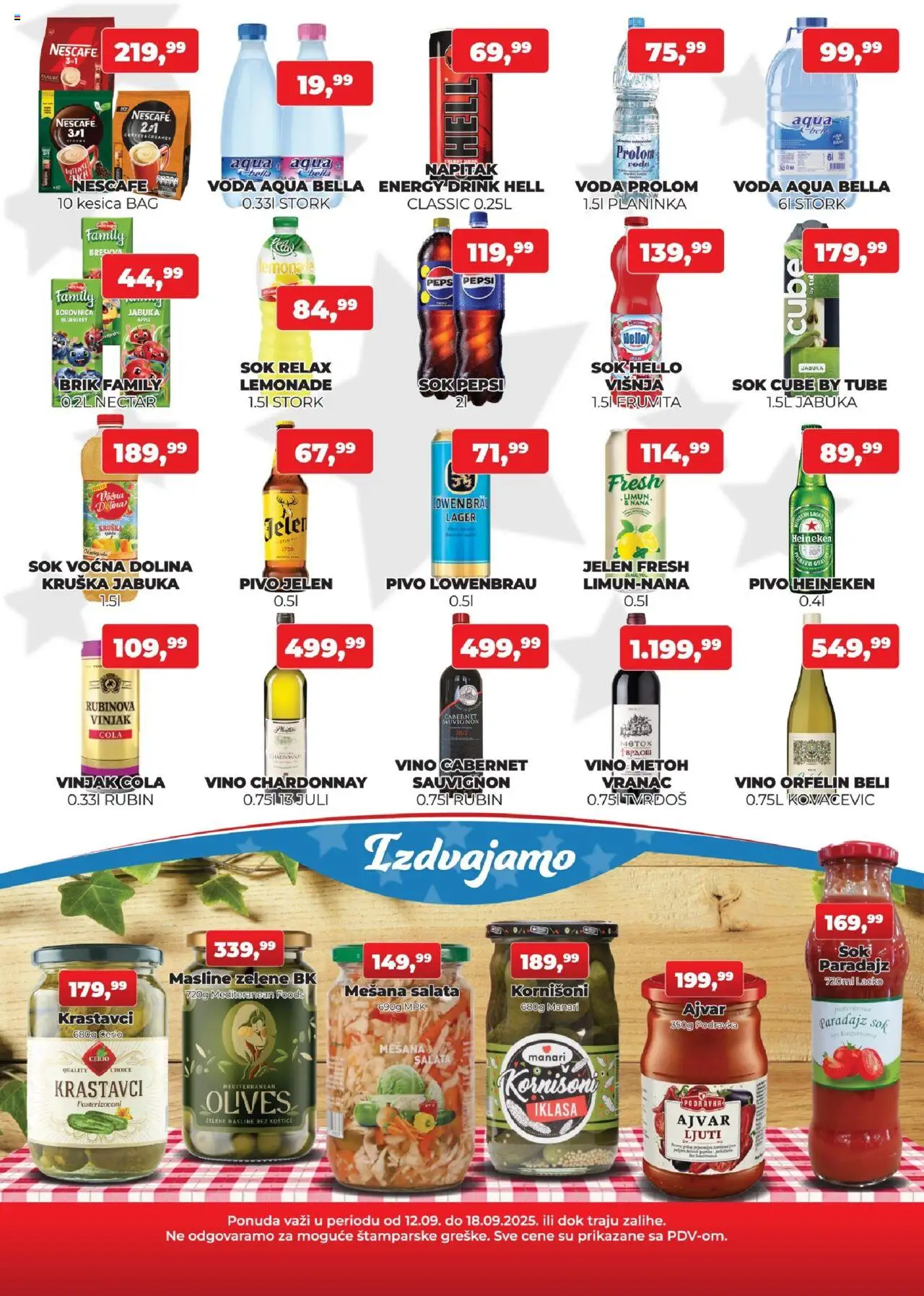 Plus Cash & Carry katalog - važi od 12.09.2025 | Strana: 3 | Proizvode: Hell, Podravka, Pivo, Pepsi