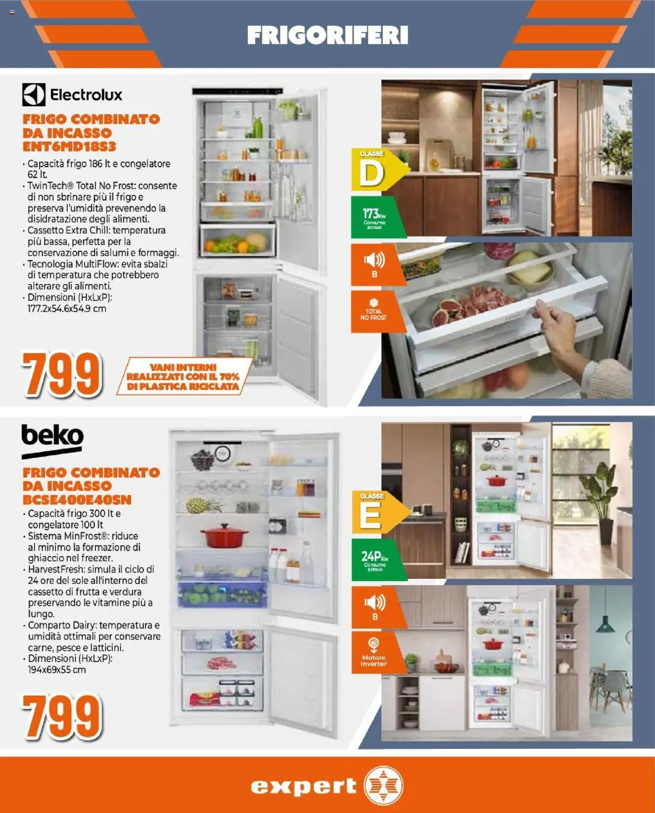 Volantino Expert del 16.10.2025 | Pagina: 12 | Prodotti: Pesce, Frutta, Congelatore