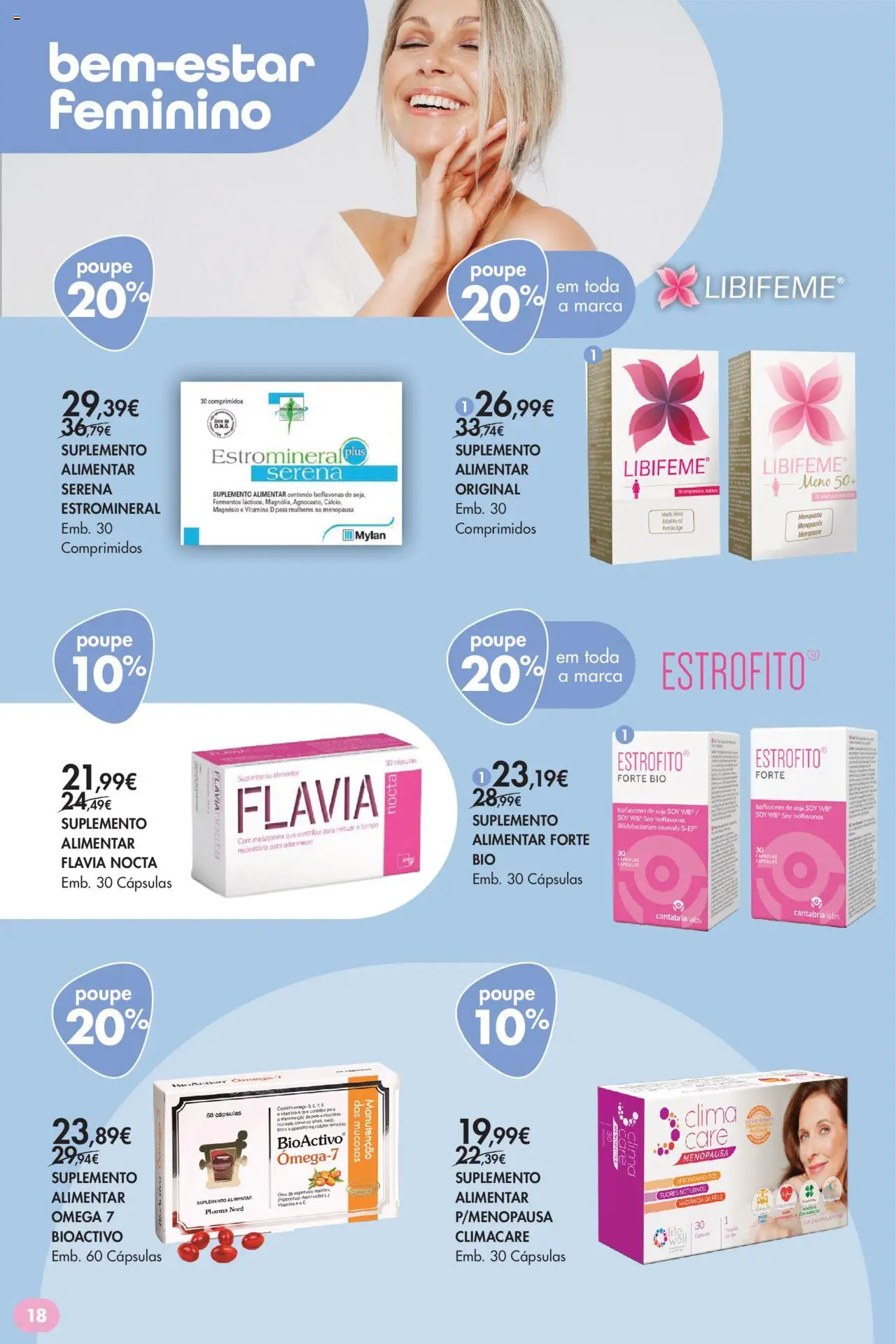 Pingo Doce - Bem Estar Especial Beleza Lojas │ válido de 23.09.2025 | Página: 18 | Produtos: Soja, Melatonina, Vitamina d