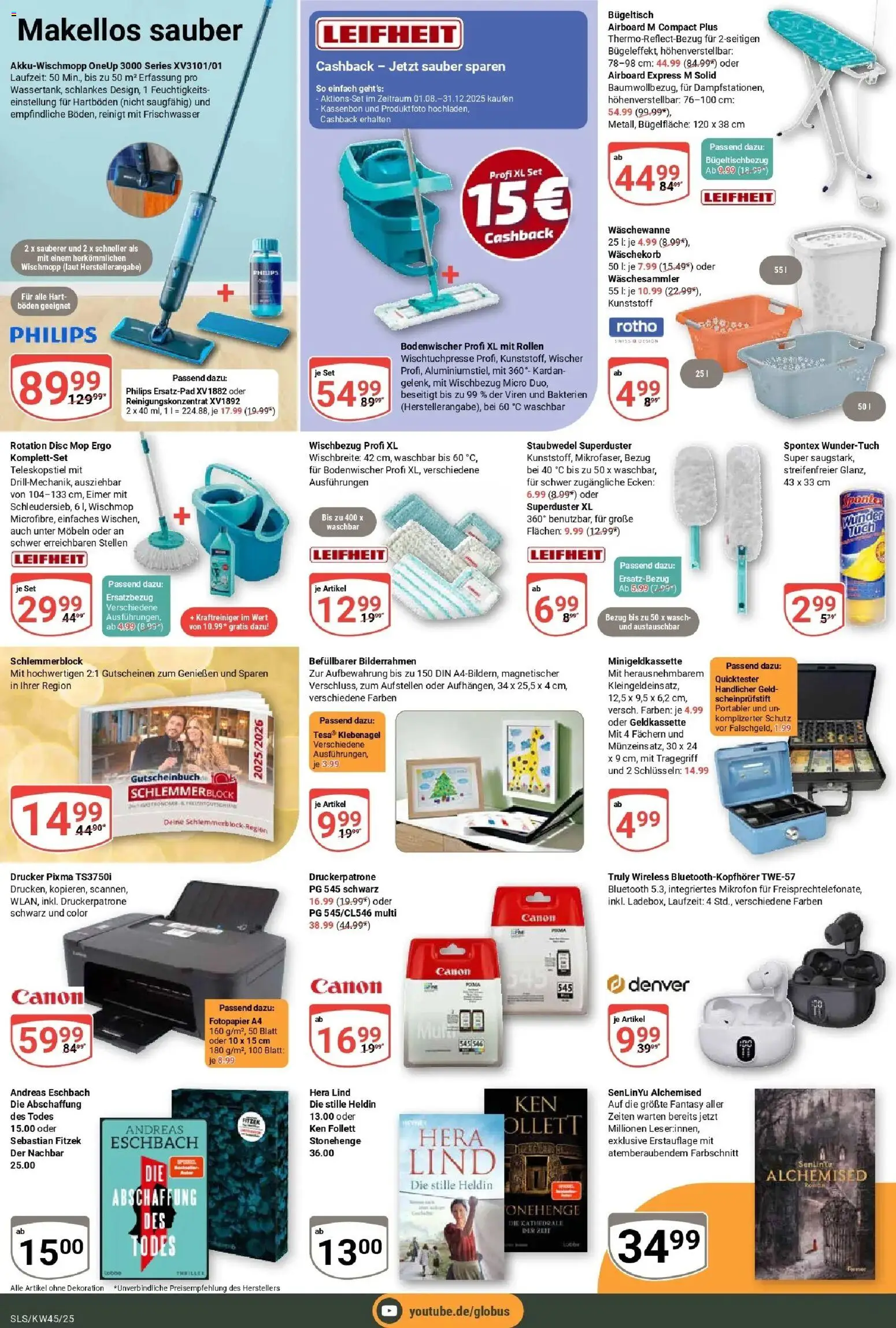 Globus prospekt Saarlouis	 – gültig ab 02.11.2025 | Seite: 24 | Produkte: Mikrofon, Philips, Bilderrahmen, Drucker