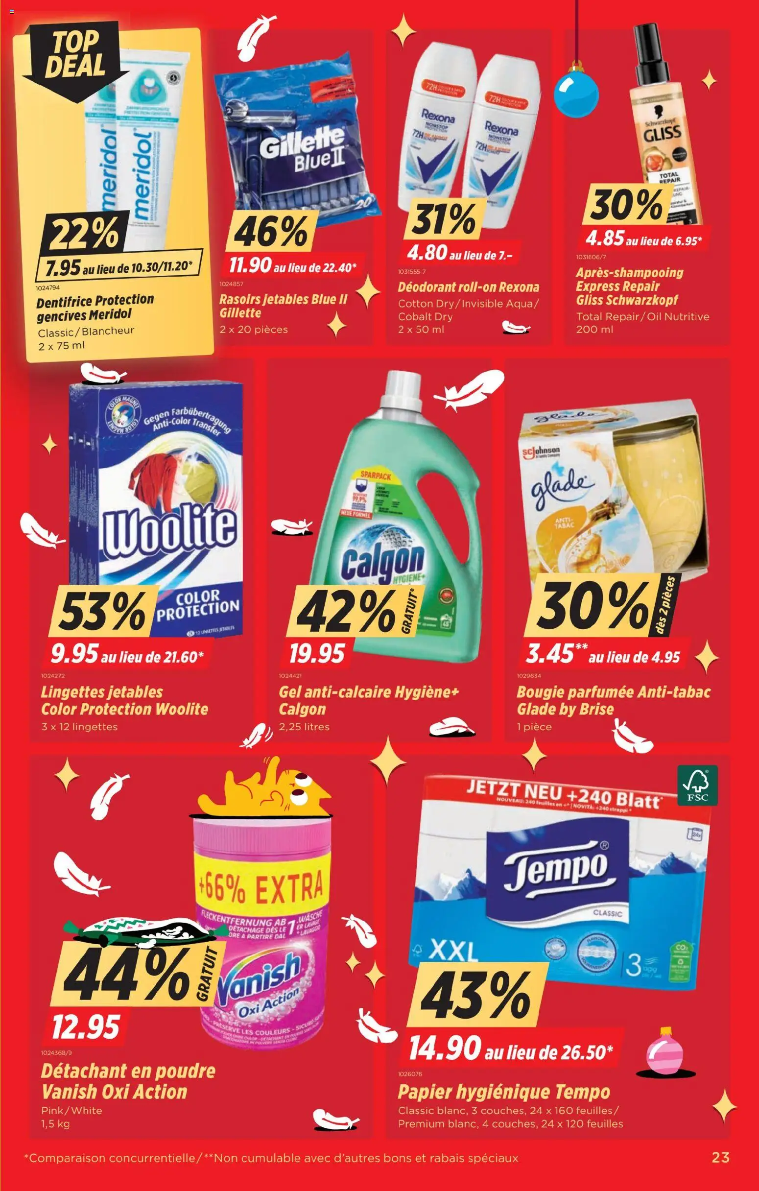 Denner Aktionen FR – gültig ab 25.11.2025 | Seite: 23 | Produkte: Conditioner, Deodorant