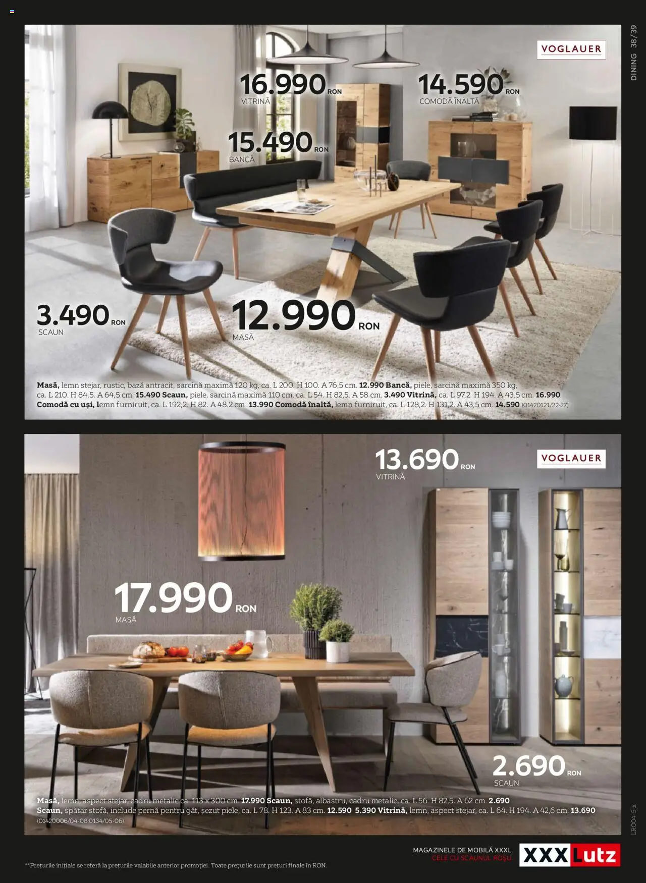 Noul catalog XXXLutz – valabil de la 07.04.2025 | Pagină: 39 | Produse: Pernă, Comodă, Vitrină, Bancă
