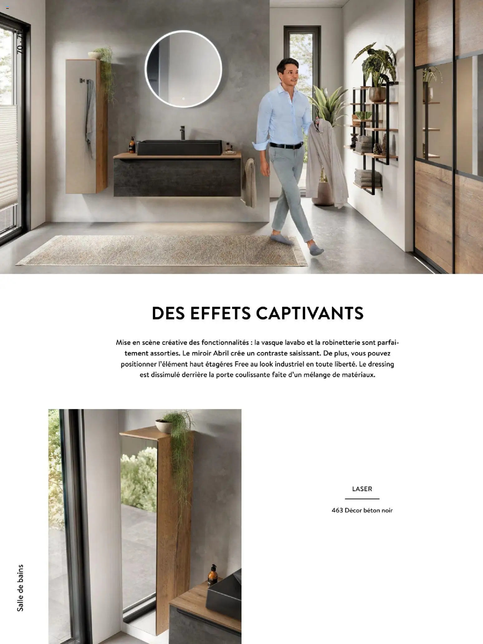 {H1} | Page: 70 | Produits: Porte, Lavabo, Dressing, Miroir