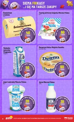 POLOmarket Gazetka - Frikasowe hity od 23.07.2025 | Strona: 16 | Produkty: Twaróg półtłusty, Jogurt naturalny, Margaryna, Jogurt
