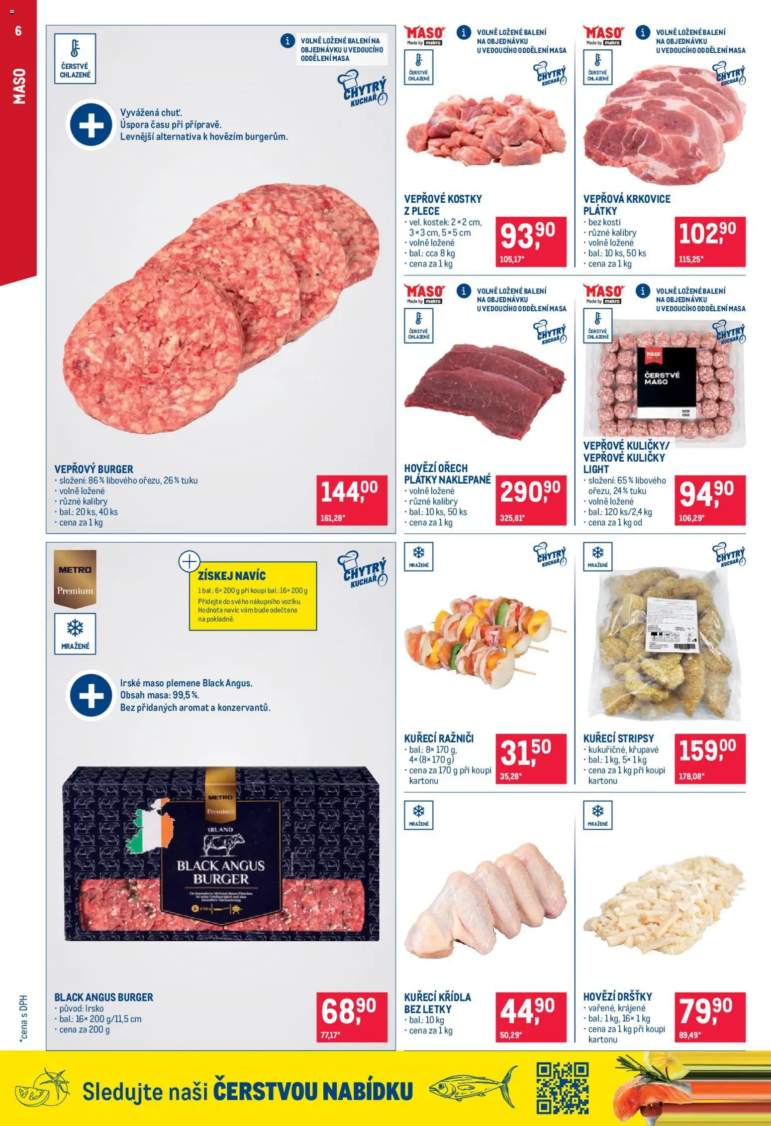Makro leták - Gastronomie od 11.02.2026 | Strana: 6 | Produkty: Kuřecí Křídla, Kostky, Krkovice, Kuřecí stripsy