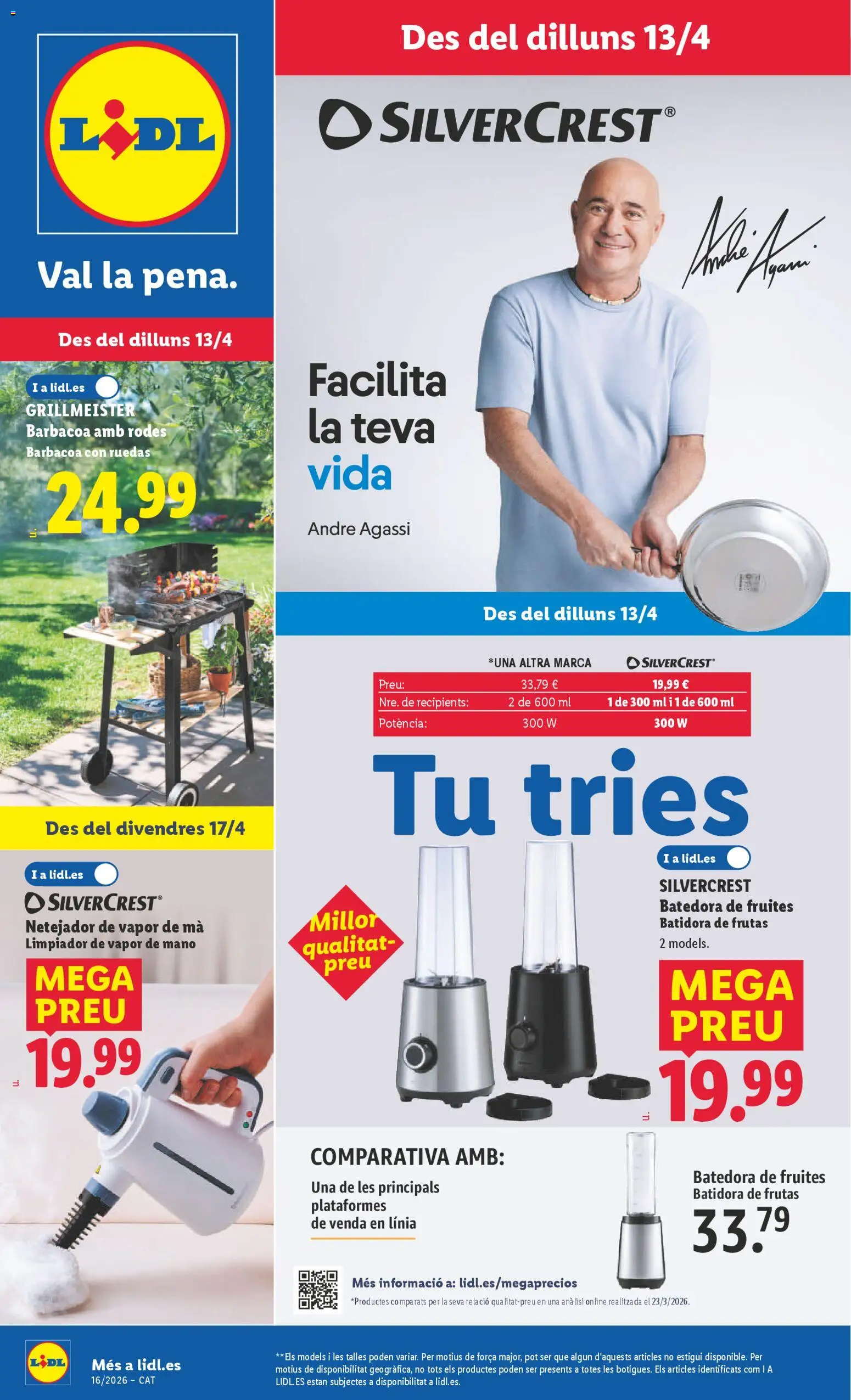 Lidl folleto de bazar │ válido desde el 13.04.2026 | Página: 1 | Productos: Barbacoa, Batidora
