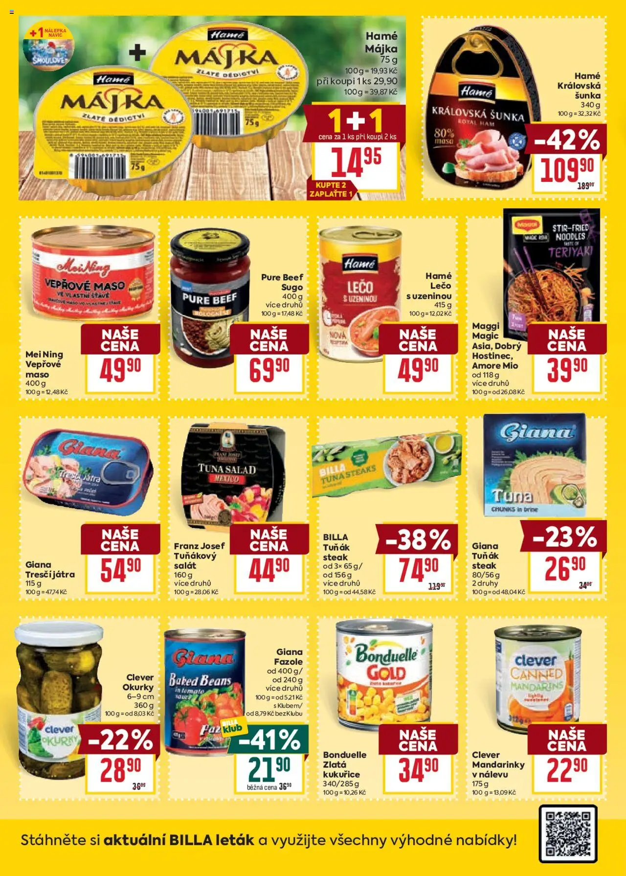 Billa Velký leták od 01.10.2025 | Strana: 24 | Produkty: Mandarinky, Salát, Steak, Lečo