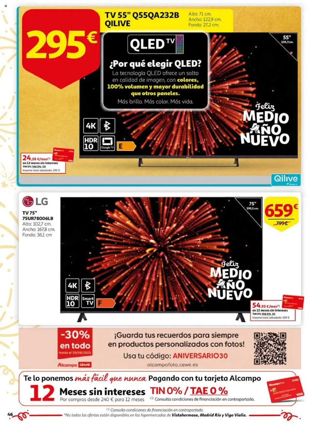 Alcampo - HG Unificado Nacional  │ válido desde el 03.06.2025 | Página: 46 | Productos: Té, Televisor