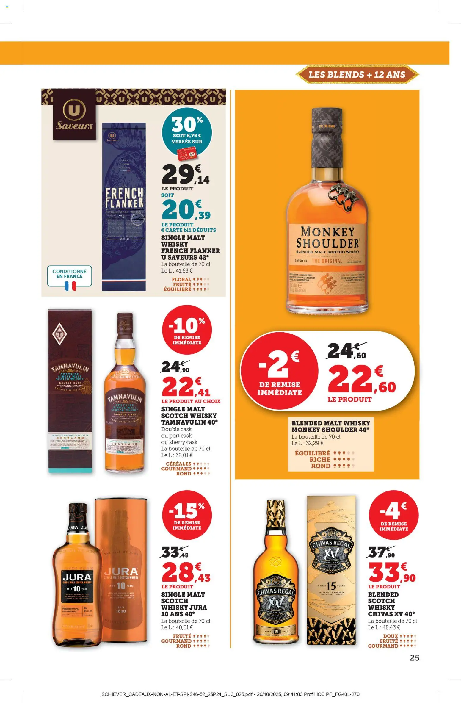 {H1} | Page: 25 | Produits: Whisky, Monkey shoulder, Cognac, Thé