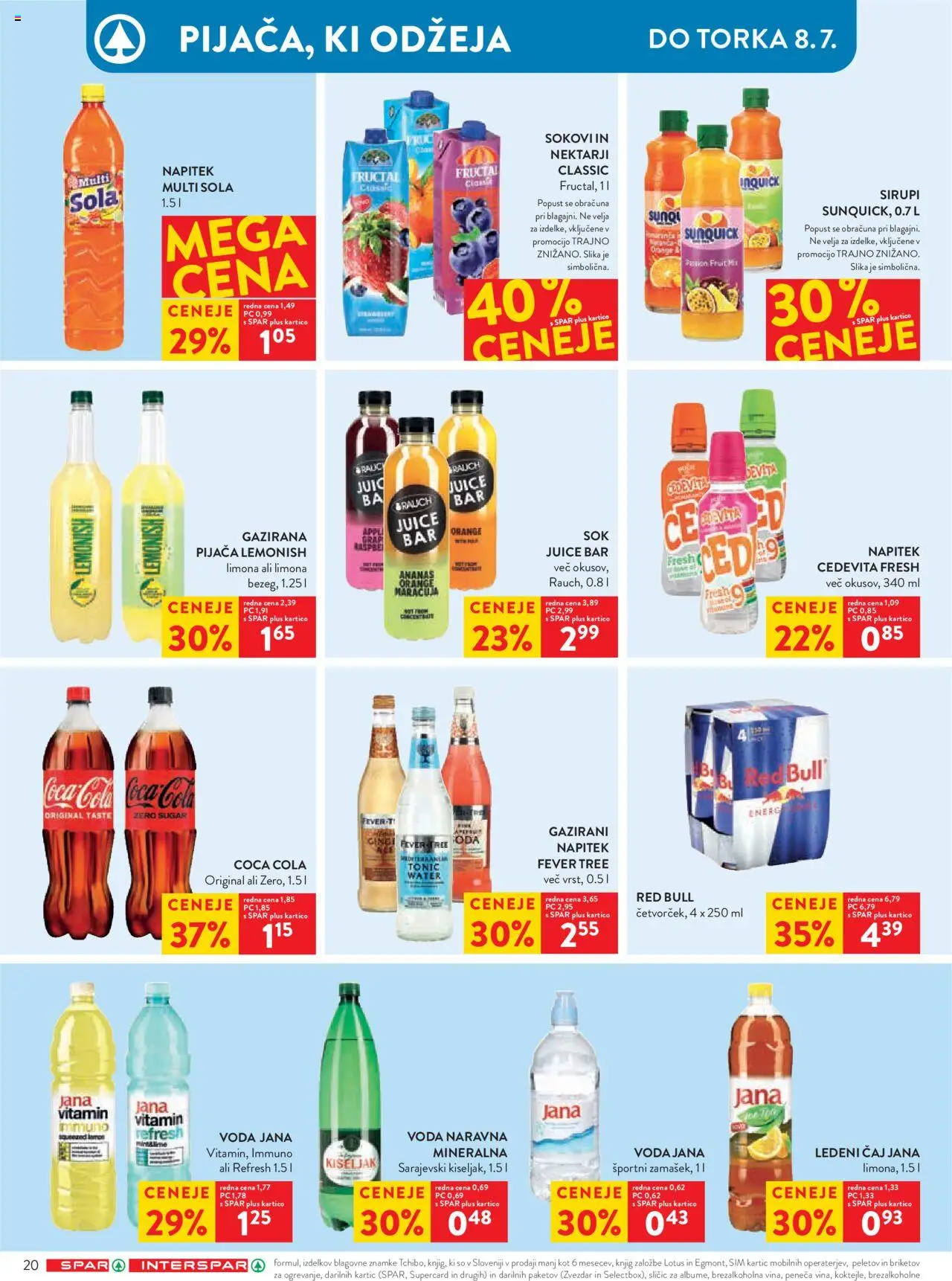 Spar katalog  27/25 │ velja od 02.07.2025 | Stran: 26 | Izdelki: Ledeni čaj, Caj, Voda, Limona