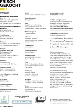 Billa AT - Frisch Gekocht Magazin - amely érvényes a következő dátumtól: 01.10.2025 | Oldal: 170