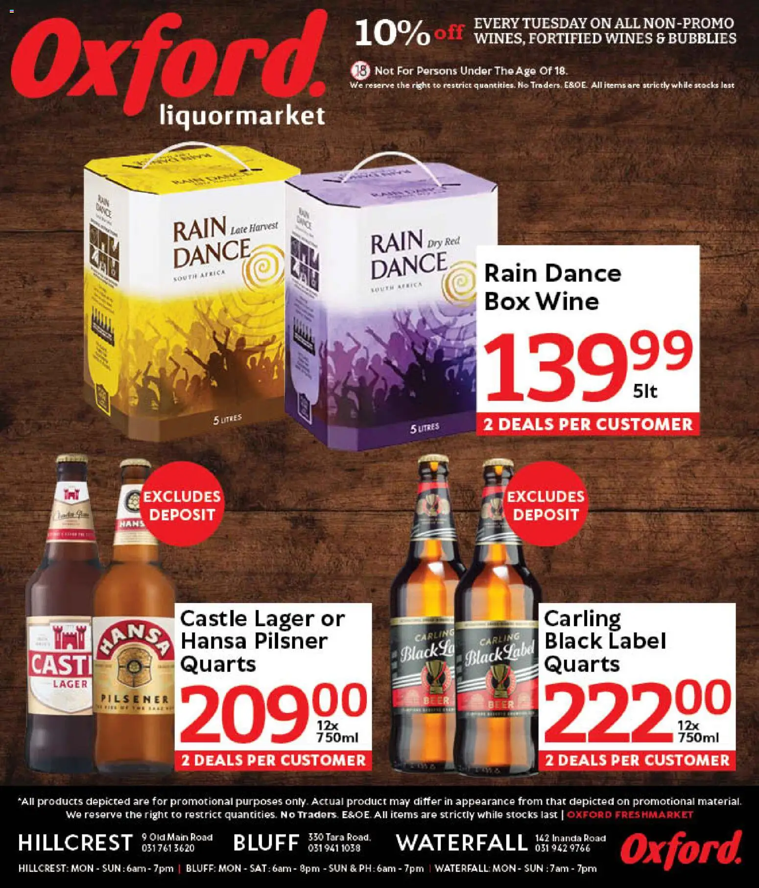 New Oxford Freshmarket catalogue – valid from 21.02.2026 | Page: 8 | Products: Box, Wine, Beer