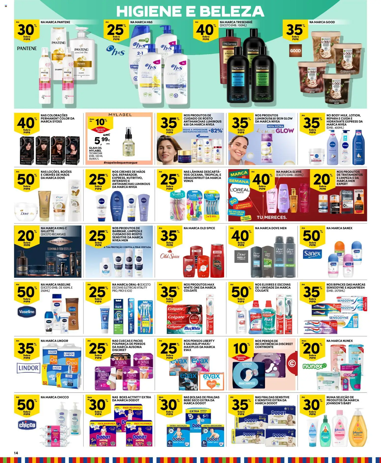 Continente - Madeira │ válido de 02.12.2025 | Página: 14 | Produtos: Fraldas, Sopa, Cuecas