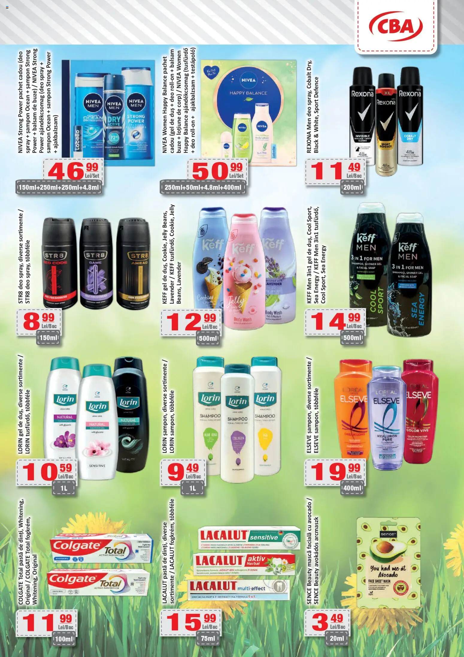 Noul catalog CBA – valabil de la 08.05.2026 | Pagină: 10 | Produse: Body, Duș, Gel de duș, Avocado
