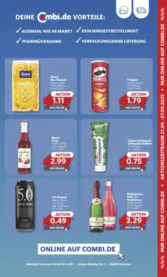 Combi Prospekt 	 – gültig ab 22.09.2025 | Seite: 16 | Produkte: Fruchtsecco, Zahnpasta, Rotkäppchen, Nudeln