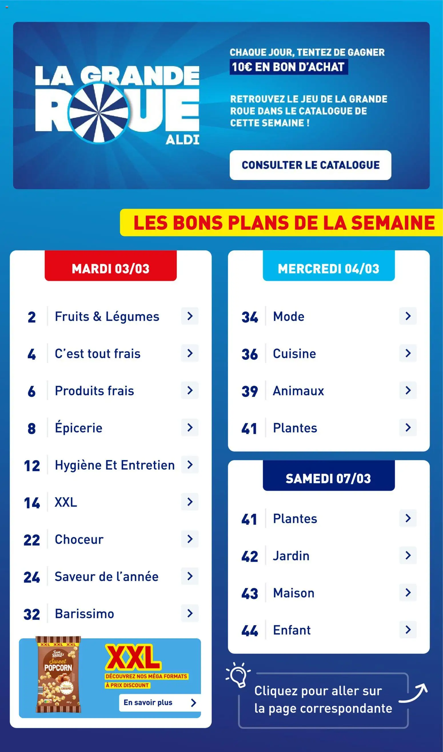 {H1} | Page: 3 | Produits: Popcorn, Plantes