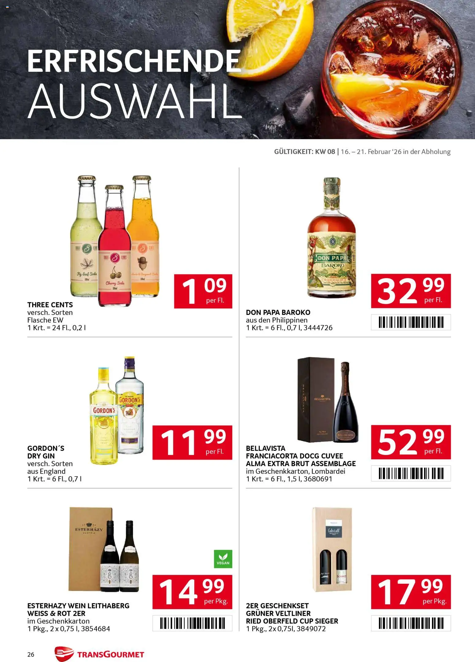 Transgourmet Flugblatt gültig ab 16.02.2026 | Seite: 26