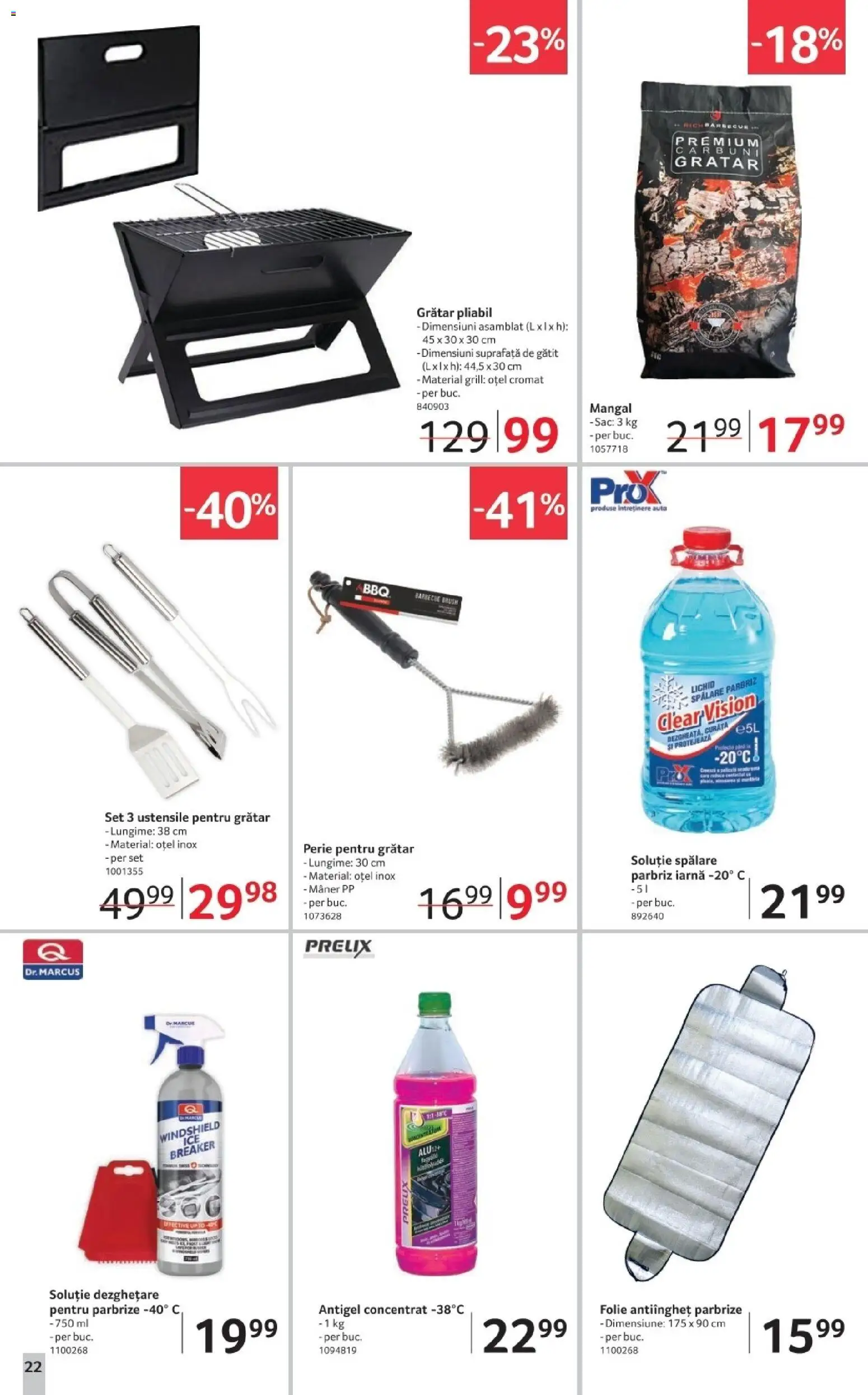 Noul catalog Selgros – valabil de la 31.10.2025 | Pagină: 22 | Produse: Grill, Grătar, Mâner, Perie