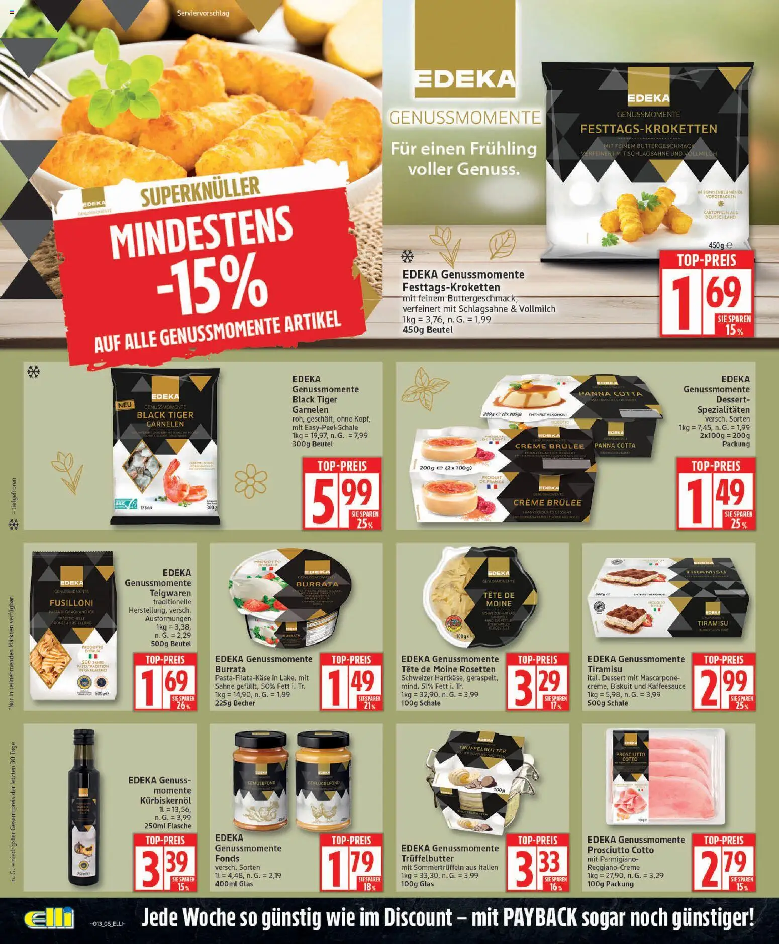 Elli Markt Prospekt 	 – gültig ab 23.03.2026 | Seite: 8 | Produkte: Schlagsahne, Mascarpone, Sonnenblumenol, Burrata