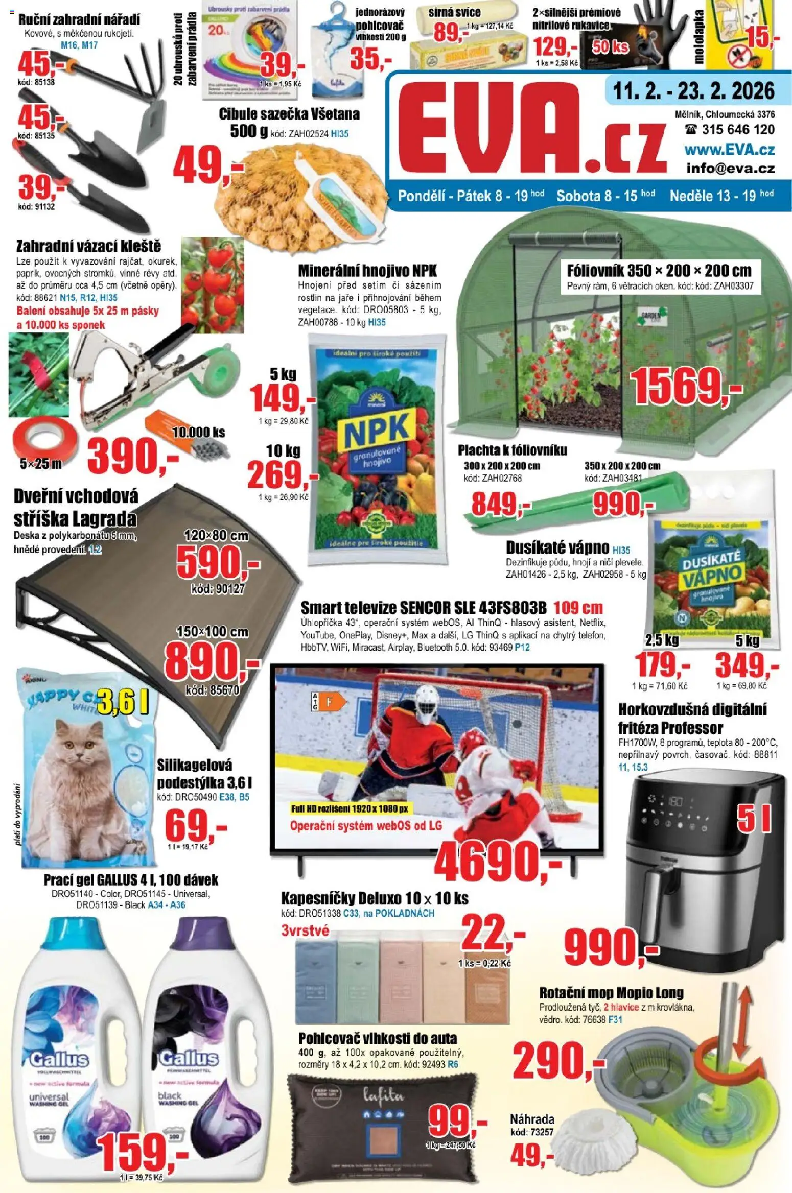 Eva supermarket leták od 11.02.2026 | Strana: 1