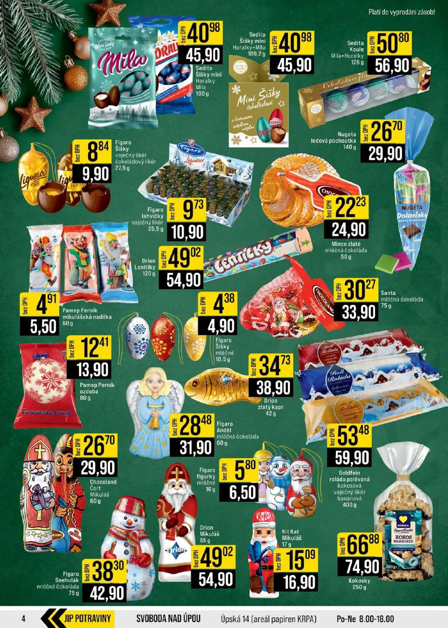 Jip leták - Cash & Carry od 26.11.2025 | Strana: 4 | Produkty: Čokoláda, Likér, Kokosky, Kokos