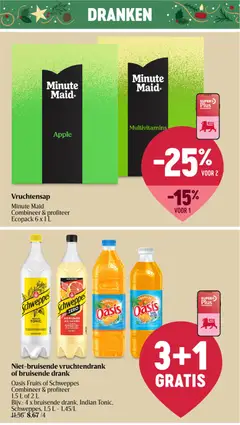Delhaize folder week 52 - Voorbeeld van een folder van Delhaize, geldig van 26.12.2025 | Pagina: 33 | Producten: Zsalukő, Minute Maid, La, Fruit