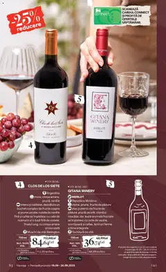 Noul catalog Mega Image – valabil de la 04.09.2025 | Pagină: 23 | Produse: Cafea, Ciocolată, Vin, Cireșe