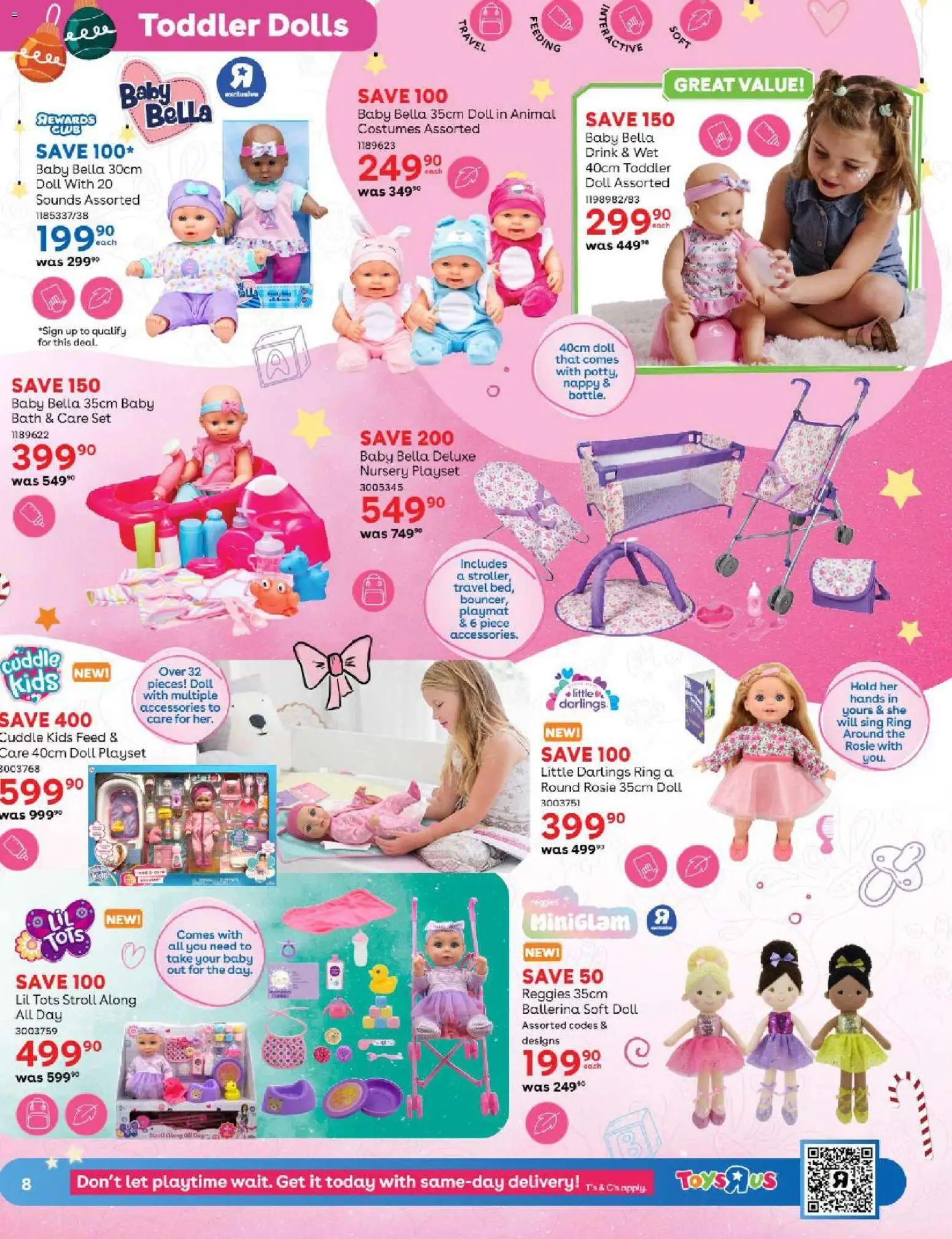 New Toys R Us catalogue – valid from 23.10.2025 | Page: 8 | Products: Playset, Toys, Bath