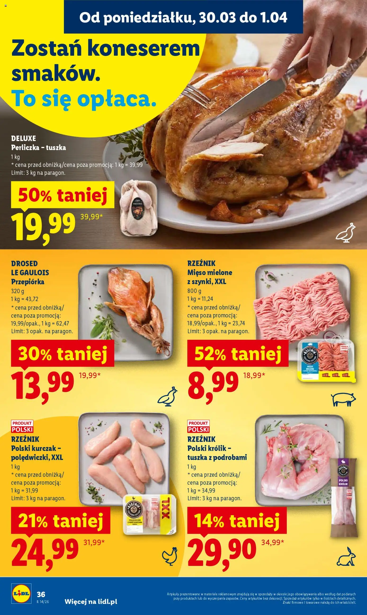 Lidl Polsko leták od 30.03.2026 | Strana: 36 | Produkty: Deluxe