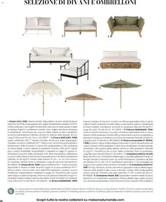 Anteprima del volantino Maisons du Monde volantino Outdoor valido a partire dal 12.03.2026 | Pagina: 36 | Prodotti: Ombrellone, Lettino, Cuscino, Divano