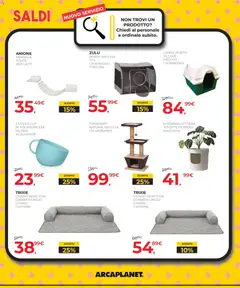 Anteprima del volantino Volantino Arcaplanet	 valido a partire dal 19.01.2026 | Pagina: 30 | Prodotti: Fioriera, Borsa, Coperta, Ciotola