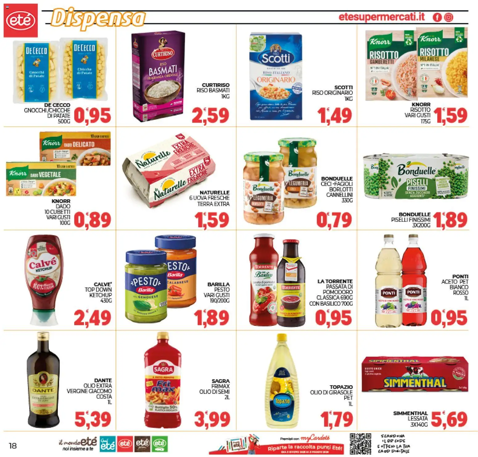 Volantino Eté del 07.01.2026 | Pagina: 18 | Prodotti: Tè, Cannellini, Pesto, Piselli