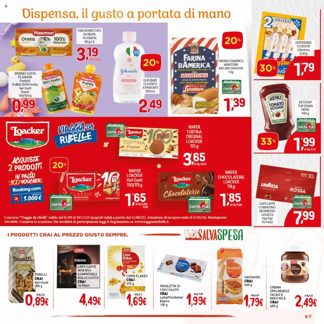 Volantino CRAI del 16.10.2025 | Pagina: 17 | Prodotti: Crema, Caffè, Olio, Cacao