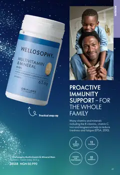 Offer preview "Oriflame - Catalogue 12/2025" | Page: 61 | Products: Tablet, Iron, Cap