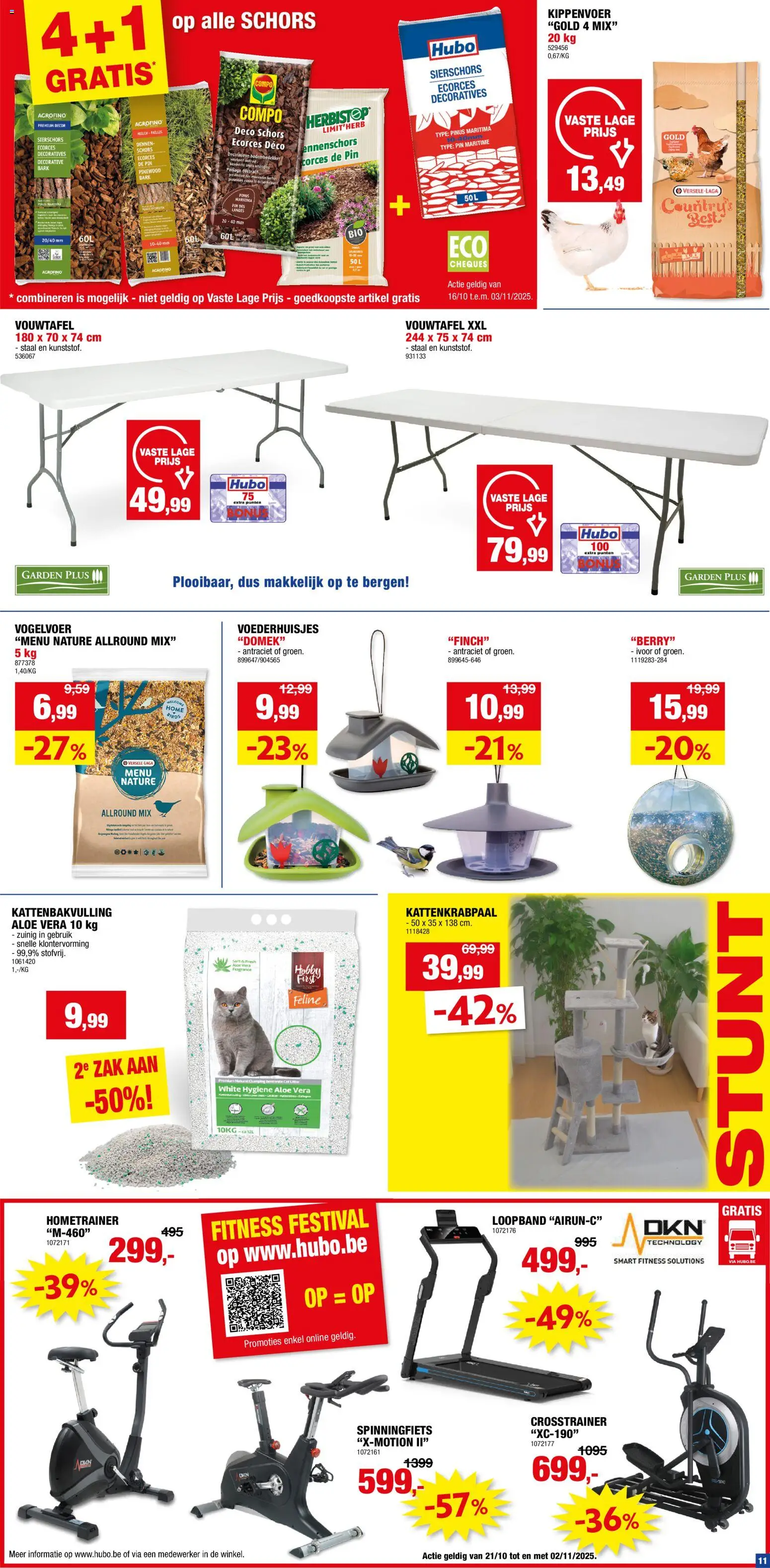 {H1} | Pagina: 11 | Producten: Loopband, Zak, Pin