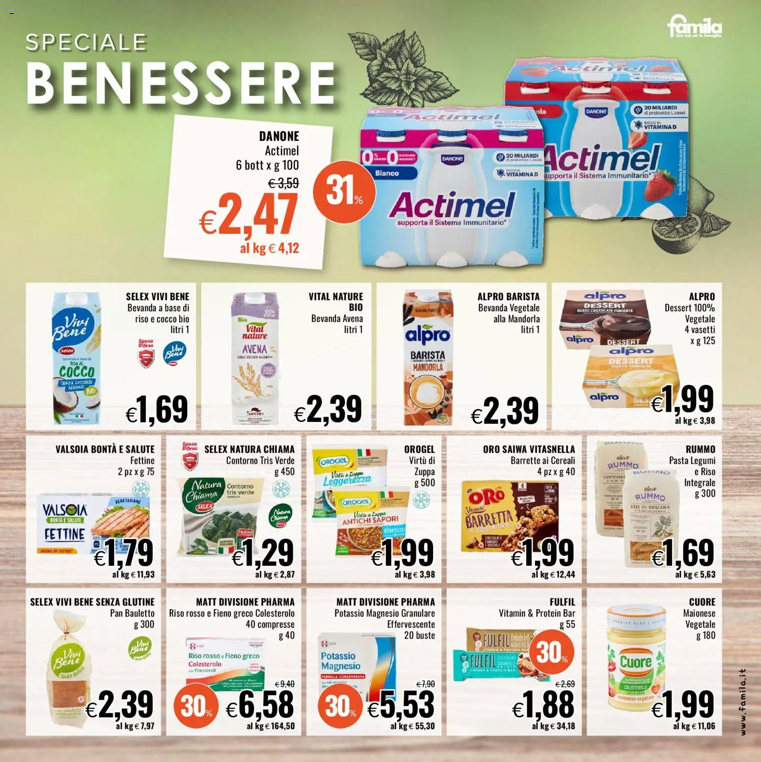 Volantino Famila del 05.03.2026 | Pagina: 11 | Prodotti: Ceci, Maionese, Pasta, Barretta