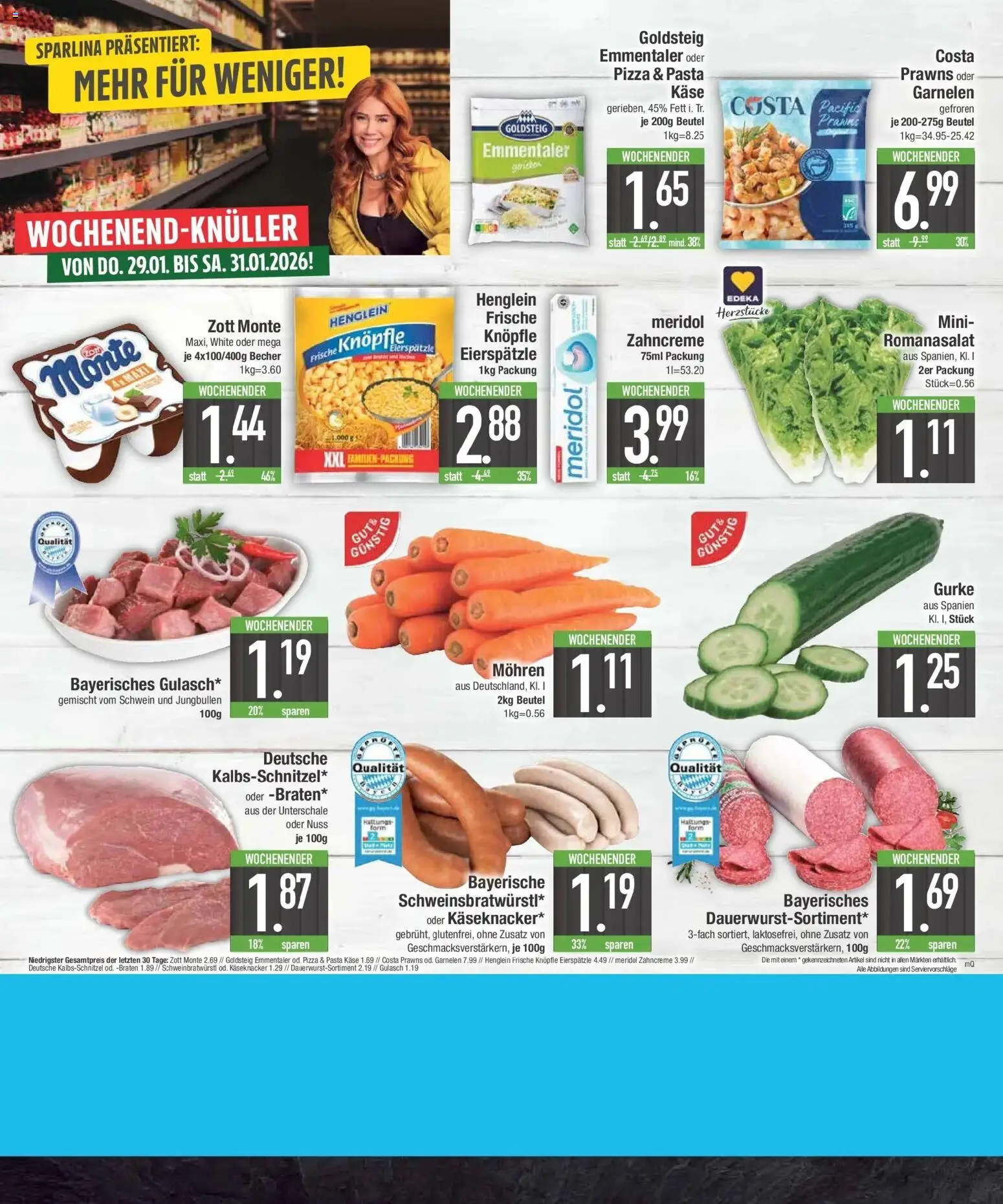Edeka prospekt Neuburg an der Donau	 – gültig ab 26.01.2026 | Seite: 20 | Produkte: Käse, Gulasch, Pasta, Pizza