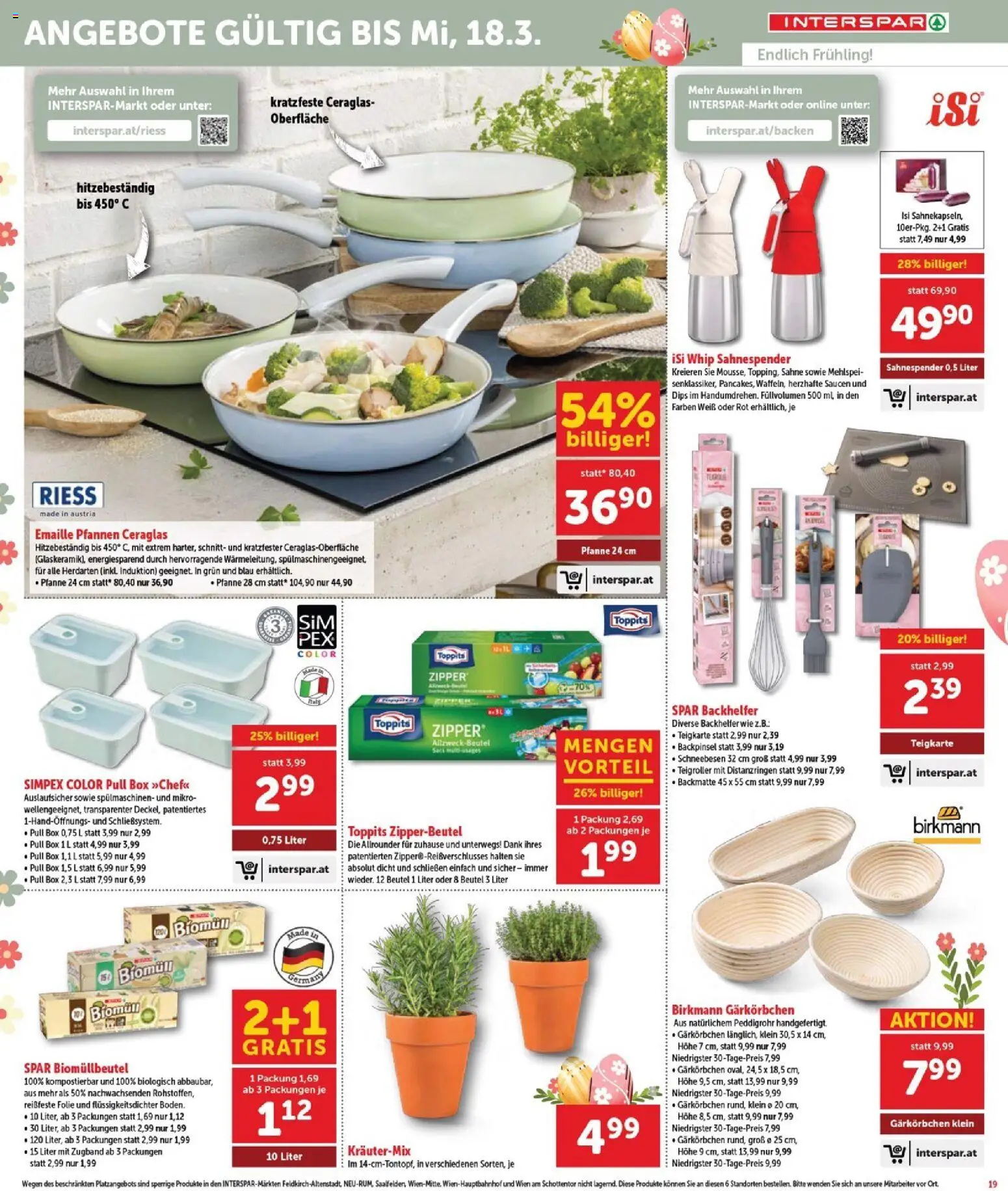 Interspar Flugblatt - Burgenland Sued gültig ab 26.02.2026 | Seite: 20 | Produkte: Sahne, Box