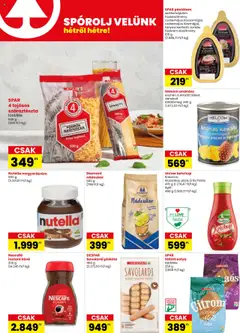 Spar akciós ujság - amely érvényes a következő dátumtól: 24.07.2025 | Oldal: 2