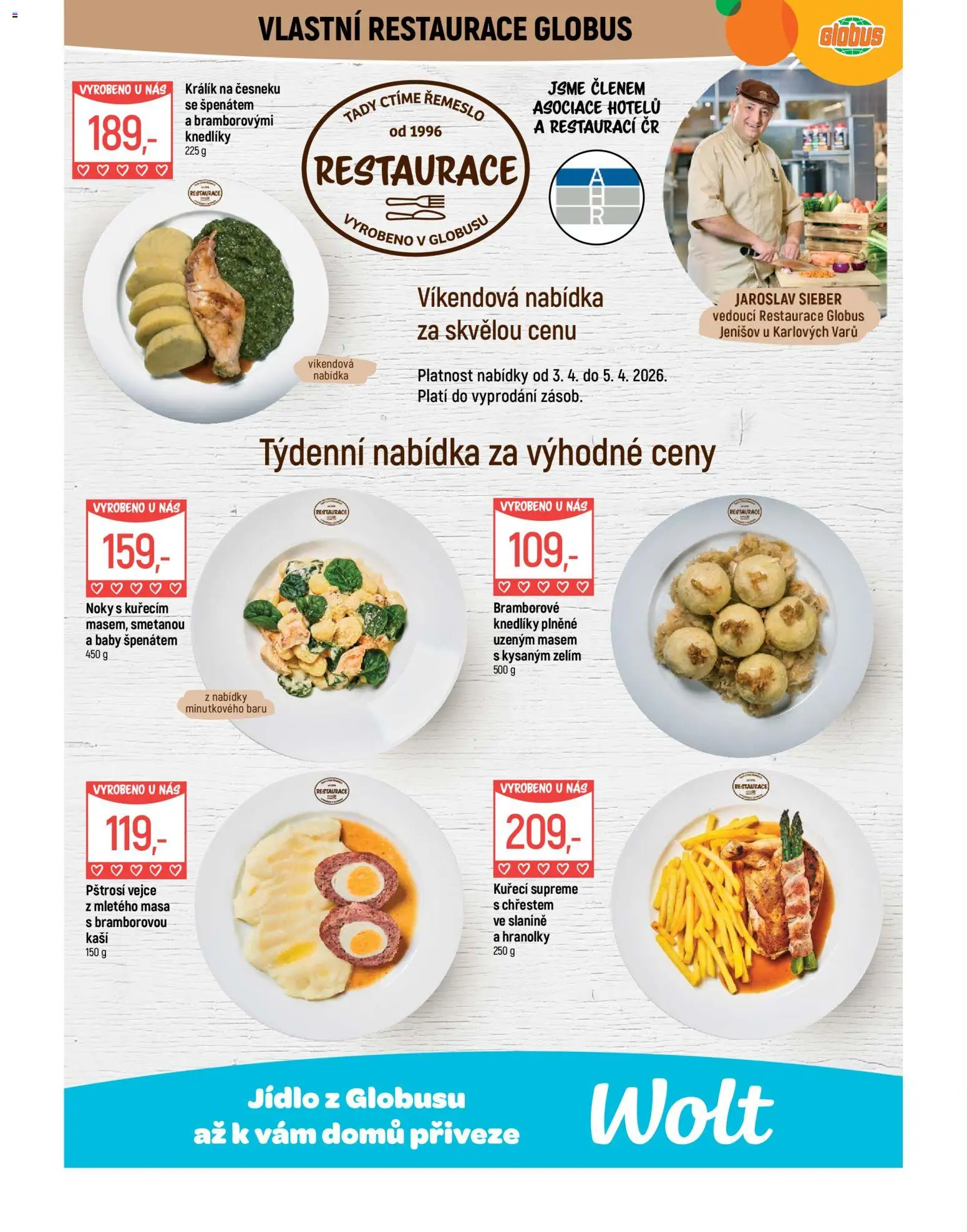 Globus leták - Karlovy Vary od 01.04.2026 | Strana: 6 | Produkty: Králík, Globus, Vejce, Noky